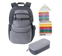 NITRO Schulrucksack 3 Teile Set Future Hero Graphite 1996 rmv