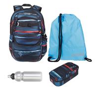 NITRO Schulrucksack 4 Teile Set Future Hero Acid Dawn 0001 rtmf
