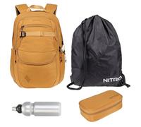 NITRO Schulrucksack 4 Teile Set Future Hero Amber Glow 2002 rtmf