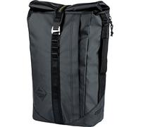 Nitro Scrambler, Businessrucksack mit Roll-Top und gepolstertem 15“ Wide Laptopfach, Urban Mobility Rucksack, Kurierrucksack, Alltagsrucksack, 28 L +, Tough Black