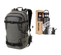 Nitro Slash 25 Pro X RIPURI SET Rucksack 25L für Touren- Snowboarder Waxed Lizard