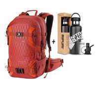 Nitro, SLASH 25 pro SET mit Ripuri 600 ml Flasche & Filter, Snowboardrucksack, Tourenrucksack, 25 L, SUPERNOVA