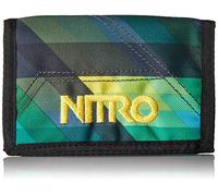 Nitro Münzbörse Geldbeutel Geo – 14 cm, leicht – Grün (Geo Verde)