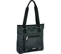 Nitro Snowboards Tote Bag stylischer Shopper mit Reißverschluss, leichte Damen Strandtasche Schultasche Reisetasche Umhängetasche Handtasche, 11 L, 400g, 1131-878005_Black Denim
