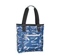 Nitro Snowboards Tote Bag stylischer Shopper mit Reißverschluss, leichte Damen Strandtasche Schultasche Reisetasche Umhängetasche Handtasche, 11 L, 400g, 1131-878005_Smear Midnight