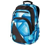 Nitro Stash Rucksack Schulrucksack Schoolbag Daypack Damenrucksack Schultasche schöne Rucksäcke Alltag Fahrradtasche, Geo Ocean, 29L