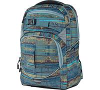 Nitro Superhero Schulrucksack, Rucksack, abnehmbarer Hüftgurt, robuste Bodenplatte, Thermotasche, 30 L, 878052, Freq. Blue