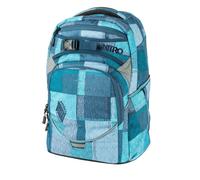 Nitro Superhero Schulrucksack Zebra Ice