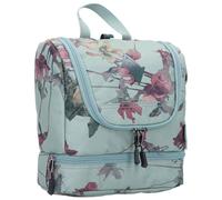 Travel Kit stylische Reisewaschtasche mit extra Bodenfach Kulturbeutel zum Aufhängen Kosmetiktasche mit vielen Staufächern für Reisen und Campen Toiletry Bag, 25x24x11 cm