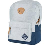 Nitro Urban Classic, Old School Daypack mit gepolstertem Laptopfach, urbaner Streetpack, Alltagsrucksack, Schulrucksack, Schoolbag, Morning Mist, 20 L