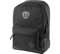 Nitro Urban Classic, Old School Daypack mit gepolstertem Laptopfach, urbaner Streetpack, Alltagsrucksack, Schulrucksack, Schoolbag, Tough Black, 20 L