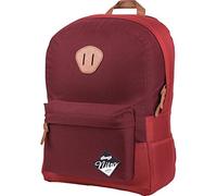 Nitro Urban Classic, Old School Daypack mit gepolstertem Laptopfach, urbaner Streetpack, Alltagsrucksack, Schulrucksack, Schoolbag, Chili, 20 L