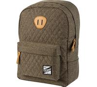 Nitro Urban Classic, Old School Daypack mit gepolstertem Laptopfach, urbaner Streetpack, Alltagsrucksack, Schulrucksack, Schoolbag, Burnt Olive, 20 L