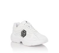 Sneaker PHILIPP PLEIN "Läufer", Damen, Gr. 46, Normalschaft, 01, weiß, Schuhe Sneaker (28036045-46) 01, weiß