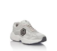 Sneaker PHILIPP PLEIN "Läufer", Damen, Gr. 39, Normalschaft, 10, grau, Schuhe Sneaker (39234454-39) 10, grau