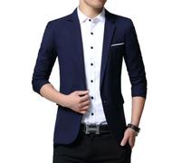 NITRY Jacke Männer Slim Fit Gutaussehend Mode Blazer Business Arbeits Casual Anzug Bankett Abschlussball Temperament Trend Langarmanzug Für Herren