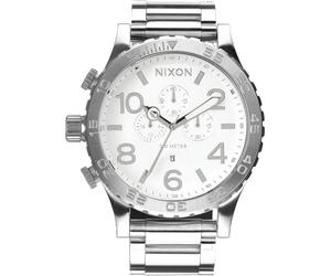 NIXON 51-30 CHRONO Uhr high polish/white