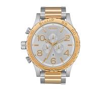 Nixon 51-30 Herren Chronograph Silber/Gold 51mm, Wasserdichtigkeit: bis 300 Meter, A083-1921-00