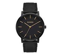 Nixon The Porter Leather all black / gold Gr. Uni