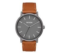 Nixon The Porter Leather gunmetal / charcoal / taupe Gr. Uni