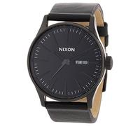 Nixon Armbanduhr Sentry Leder All Black