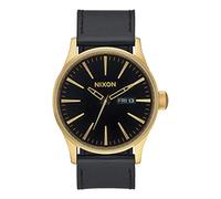 Nixon Armbanduhr Sentry Leder Gold / Black