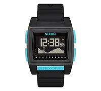 Nixon Base Tide Pro Herren Uhr Digital Kunststoff/Silikon Schwarz-Blau 42mm, Wasserdichtigkeit: 10 Bar, A1307-602-00