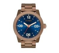 Nixon Corporal Armbanduhr für Herren in der Farbe Gold mit Armband aus Edelstahl Wasserdichtigkeit: 10 bar Gehäusedurchmesser: 48 mm A346-5301-00