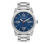 Nixon Corporal Armbanduhr für Herren in der Farbe Silber mit Armband aus Edelstahl, Wasserdichtigkeit: 10 bar, Gehäusedurchmesser: 48 mm, A346-5246-00