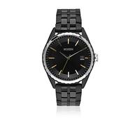 Nixon Damen Analog Japanisch Mechanisch Uhr mit Edelstahl Armband A934-2126_Black&SilverTone
