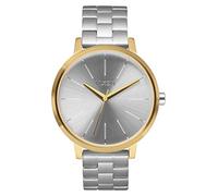 Nixon Damen-Armbanduhr Kensington Gold/Silver Analog Quarz Edelstahl A0992062-00