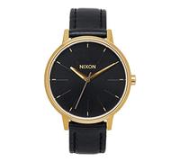 Nixon Damen-Armbanduhr Kensington Leather Gold/Black Analog Quarz Leder A108513-00