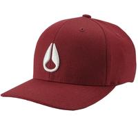 NIXON DEEP DOWN FLEXFIT Cap 2025 burgundy/white - S/M