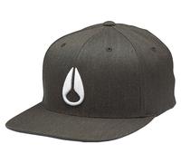NIXON DEEP DOWN FLEXFIT Cap 2026 black heather/white - S/M
