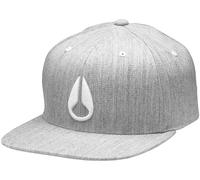 NIXON DEEP DOWN FLEXFIT Cap heather grey/white - L/XL