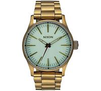 Nixon Herren Analog Quarz Uhr mit Edelstahl beschichtet Armband A4502230-00