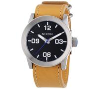 Nixon Herren Analog Quarz Uhr mit Leder Armband A0491602-00