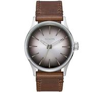 Nixon Herren Analog Quarz Uhr mit Leder Armband A377-2594-00