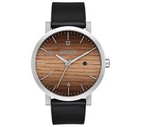 Nixon Herren Analog Quarz Uhr mit Leder Armband A945-2457-00