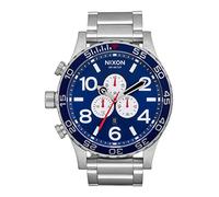 Nixon Herren Armbanduhr 51-30 Chrono in der Farbe Silber mit Edelstahlarmband, Gehäusedurchmesser: 51 mm, A083-5091-00