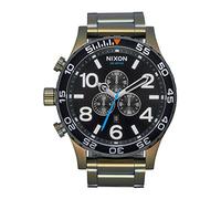 Nixon Herren Armbanduhr 51-30 Chrono in der Farbe Silber mit Edelstahlarmband, Gehäusedurchmesser: 51 mm, A083-5092-00