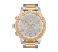 Nixon Herren Armbanduhr 51-30 Chrono mit Armband aus Edelstahl, Wasserdichtigkeit: 30 Bar Gehäusedurchmesser: 51,00 mm, A1389-1921-00