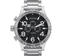 Nixon Herren Armbanduhr 51-30 Chrono mit Armband aus Edelstahl, Wasserdichtigkeit: 30 Bar Gehäusedurchmesser: 51,00 mm, A1389-000-00
