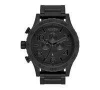 Nixon Herren Armbanduhr 51-30 Chrono mit Armband aus Edelstahl, Wasserdichtigkeit: 30 Bar Gehäusedurchmesser: 51,00 mm, A1389-3086-00