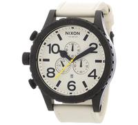 Nixon Herren-Armbanduhr Chronograph Leder A124631-00