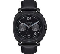 Nixon Herren Armbanduhr Chronograph Quarz Leder A1073-001-00