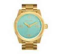 Nixon Herren Armbanduhr Corporal mit goldfarbigem Edelstahlarmband, 10 Bar, Gehäusedurchmesser: 48 mm, A346-5345-00