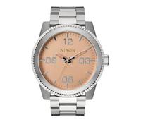 Nixon Herren Armbanduhr Corporal mit silberfarbigem Edelstahlarmband, 10 Bar, Gehäusedurchmesser: 48 mm, A346-5339-00
