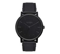 Nixon Herren-Armbanduhr PorterLeather Analog Quarz Leder A1058001-00