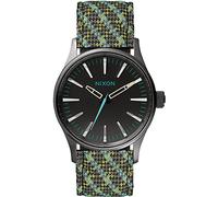 Nixon Herren-Armbanduhr Sentry 38 Leather Analog Quarz Verschiedene Materialien A3771968-00